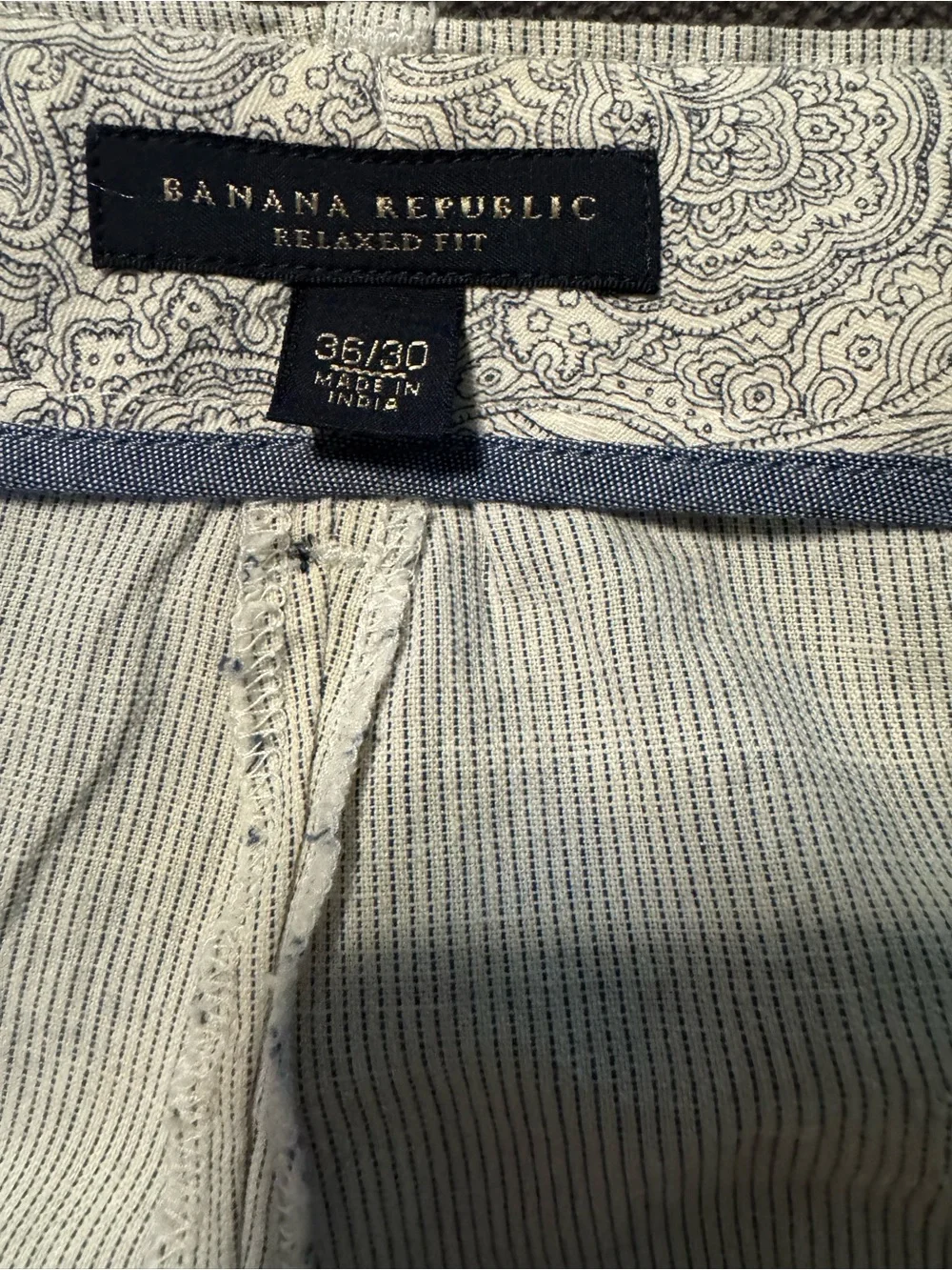 Banana Republic Men's Light Gray Chinos Size W36